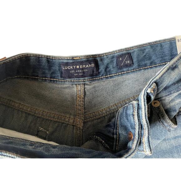 Lucky Brand Los Angeles Boyfriend Denim Shorts Relaxed Summer Style‎ Size 6/28 - Picture 2 of 5